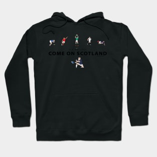 Six Nations rugby - Come on Scotland Hoodie